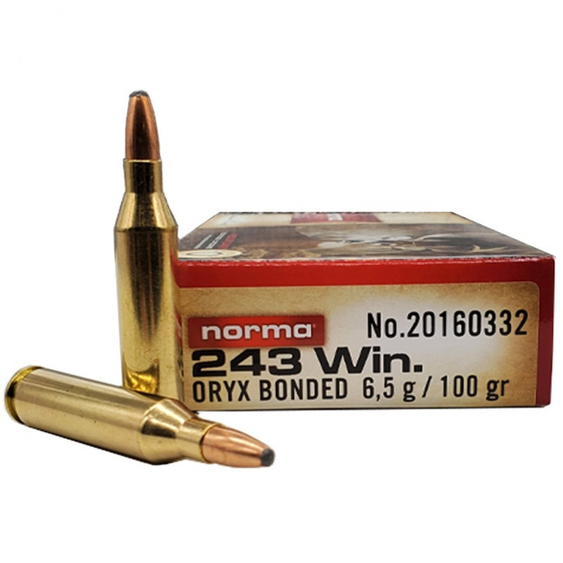 Šoviniai Norma kal. 243 Win Oryx 6,5g 20160332