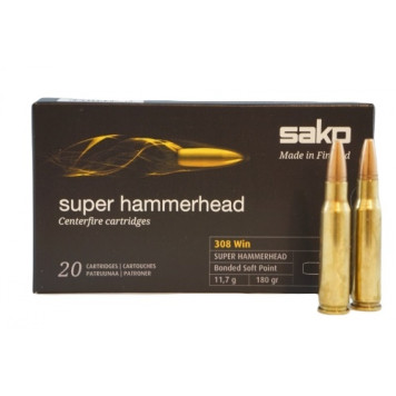 Šoviniai Sako 308 Win SP Super Hammerhead 11.7 g.