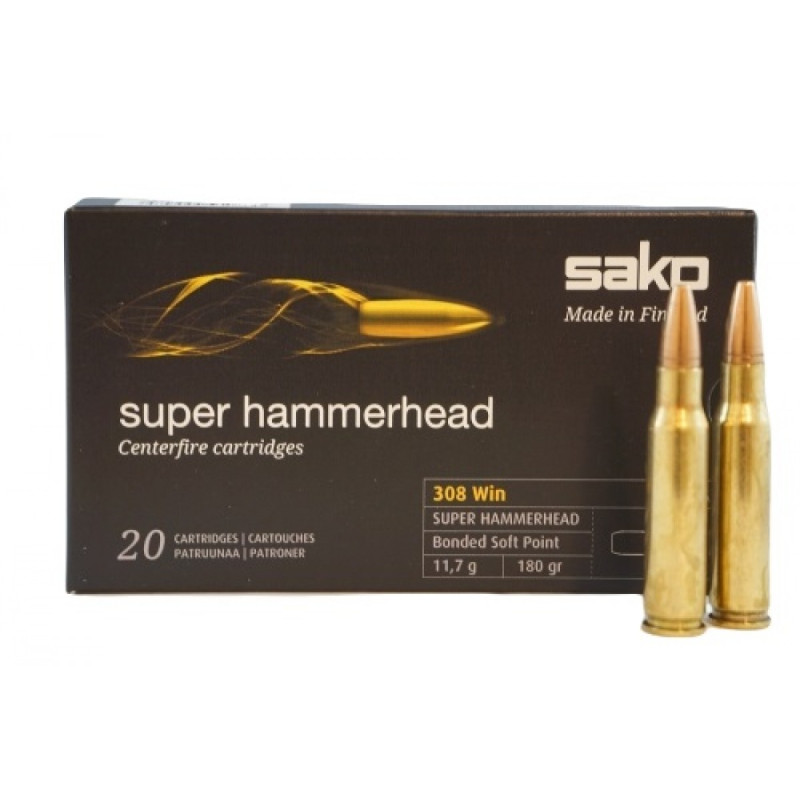 Šoviniai Sako 308 Win SP Super Hammerhead 11.7 g.