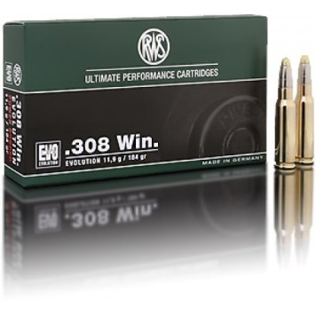 Šoviniai RWS kal. 308 Win. Evolution 11,9g./184gr 2315434
