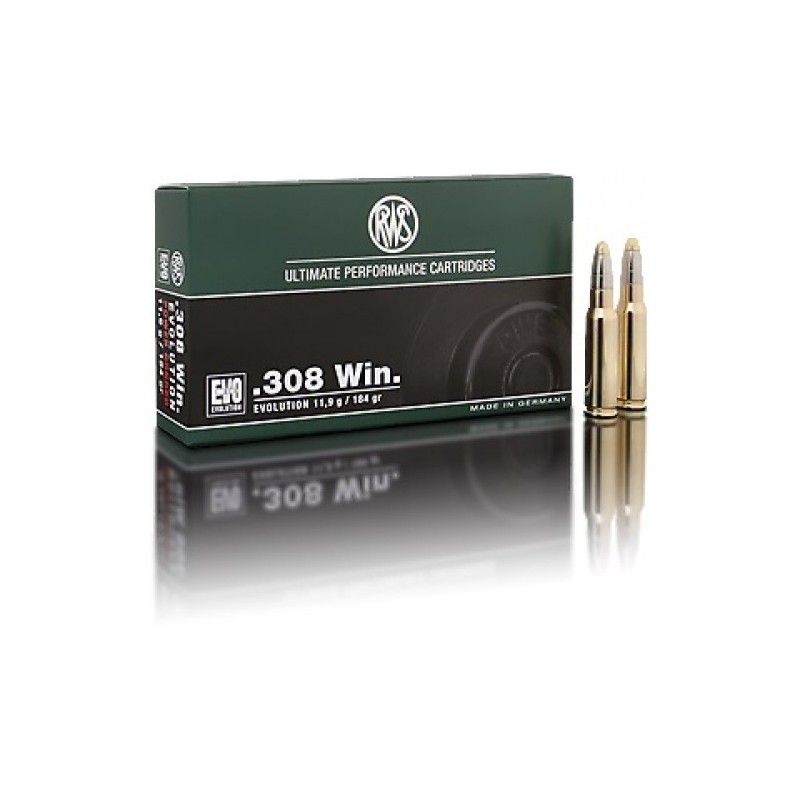 Šoviniai RWS kal. 308 Win. Evolution 11,9g./184gr 2315434