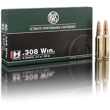 Šoviniai RWS 308 Win. H-Mantel 11,7g./ 180gr.