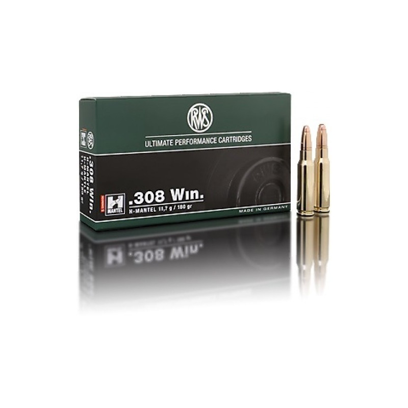 Šoviniai RWS 308 Win. H-Mantel 11,7g./ 180gr.