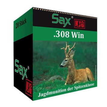 Šoviniai Sax kal.308Win KDG-S 9,52g/146,9gr.