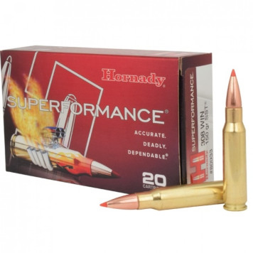 Šoviniai HORNADY kal. 308 Win 150g. (SST SPF 80933)