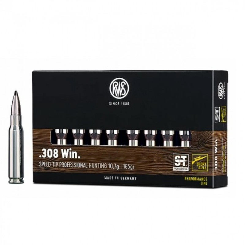 Šoviniai RWS kal.308 Win. 10,7g/165gr Speed Tip Short Rifle 2406616
