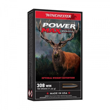 Šoviniai WINCHESTER kal. 308 Win 180gr. POWER MAX BONDED CX3086BP