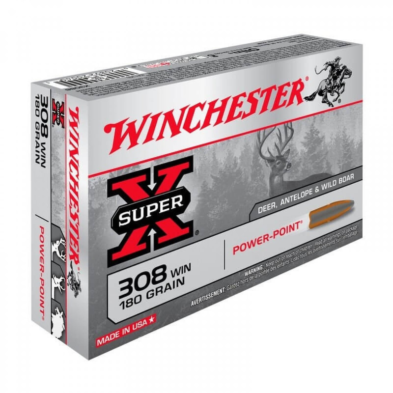 Šoviniai WINCHESTER kal. 308 Win 150gr. POWER-POINT CX3085