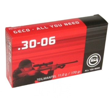 Šoviniai GECO kal. 30-06 Teilmantel / Softpointl 11,0g./170gr 2123320