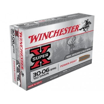 Šoviniai Winchester kal. 30-06 sprg. 150 gr. Power Point
