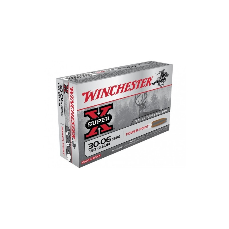 Šoviniai Winchester kal. 30-06 sprg. 150 gr. Power Point