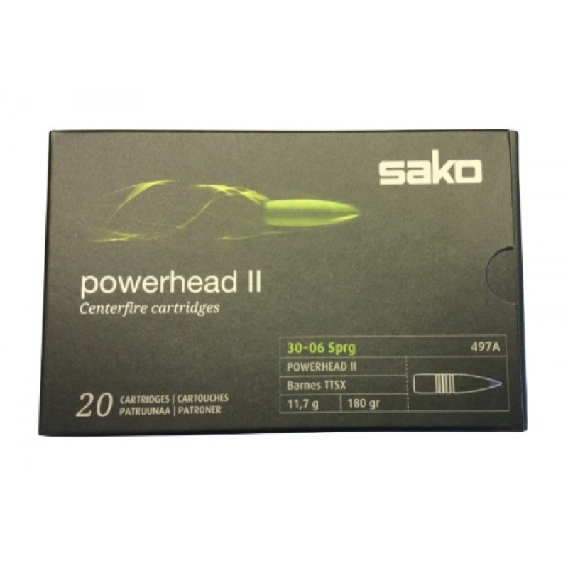 Šoviniai Sako 30-06 SP Powerhead II 11,7 g.