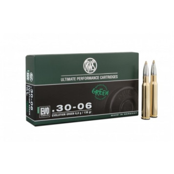 Šoviniai RWS 30-06  Evolution Green 8,8g./ 136 gr.