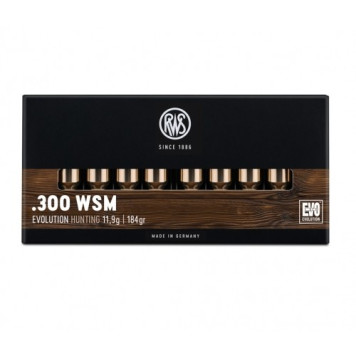 Šoviniai RWS kal. 300 WSM Evolution 11.9g./184gr 2315741