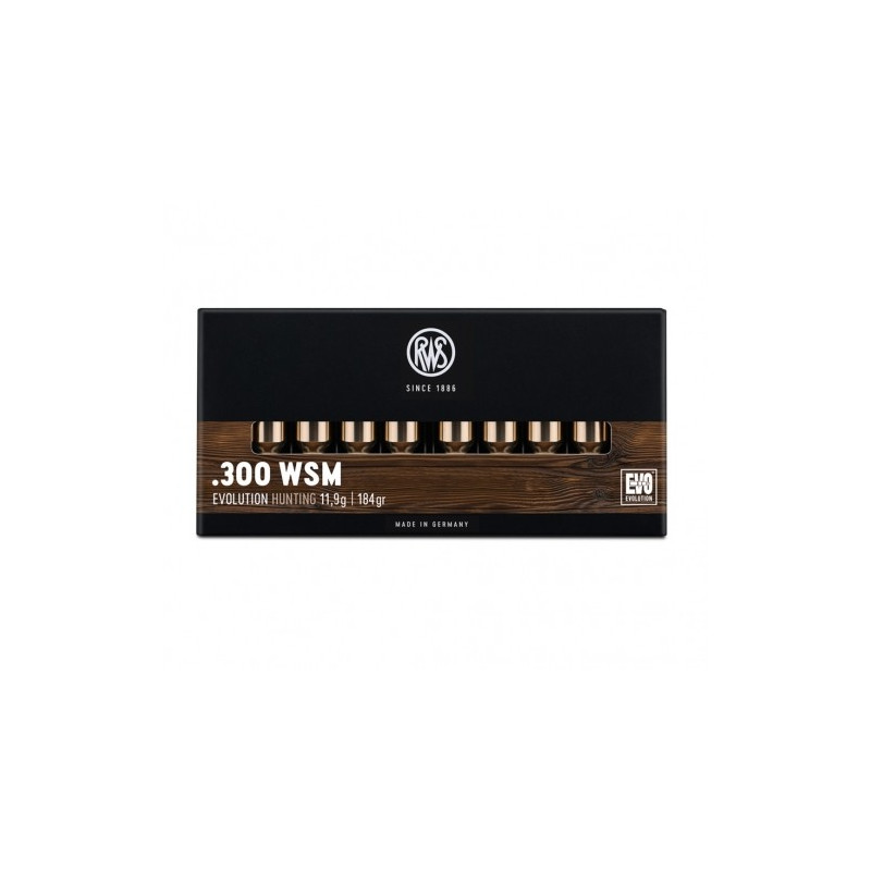 Šoviniai RWS kal. 300 WSM Evolution 11.9g./184gr 2315741