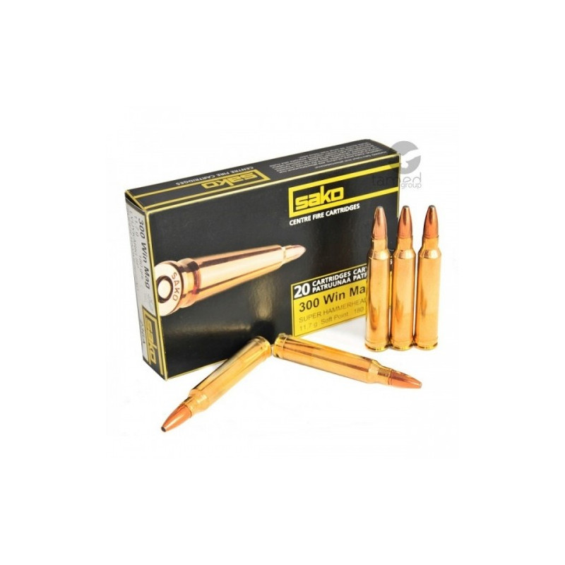 Šoviniai Sako 300 Win. Mag. Super Hammerhead SP 11.7 g
