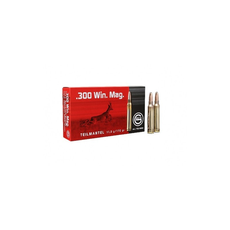 Šoviniai GECO kal. 300 Win Mag Teilmantel 11,0g./170gr 2117576