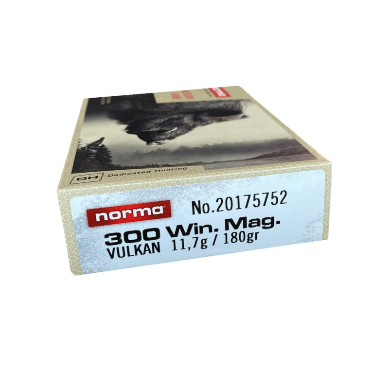 Šoviniai Norma kal. 300 Win Mag 180gr Vulkan
