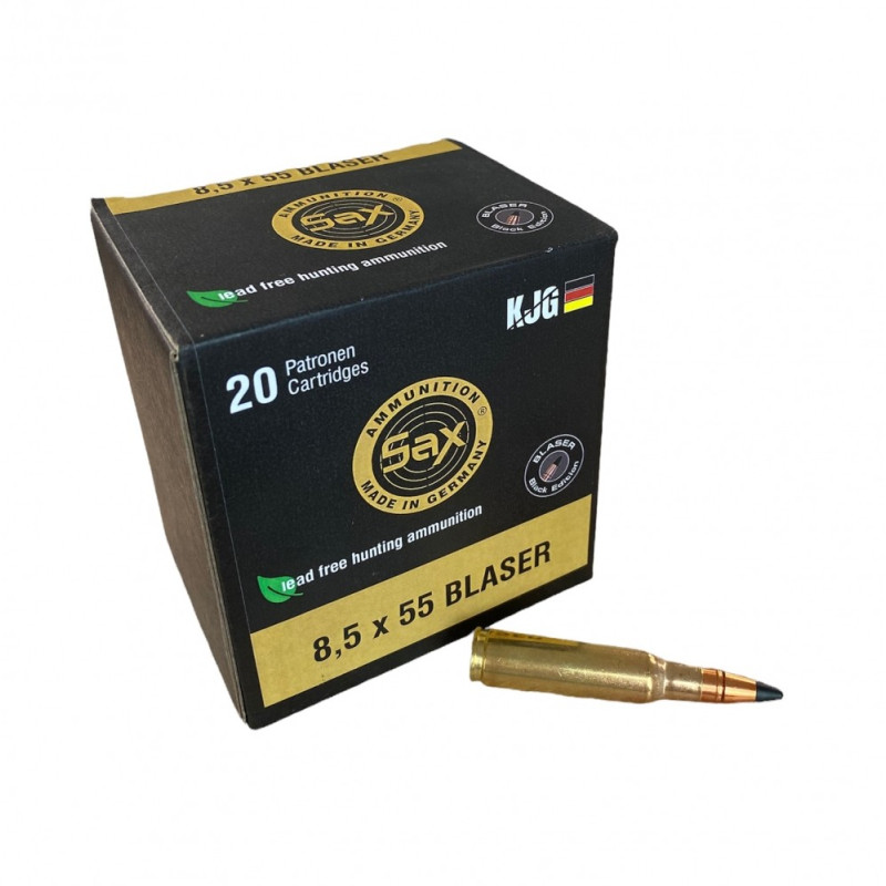 Šoviniai Sax kal.8.5x55 Blaser KJG 9,0g/139gr