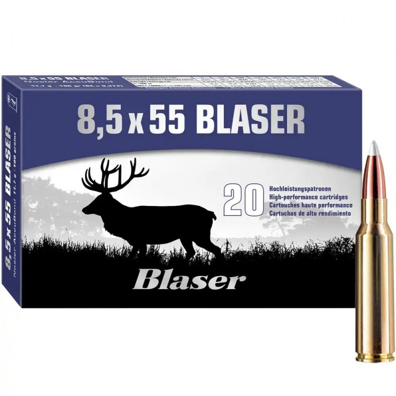 Šoviniai Blaser kal. 8.5x55 13,6g/210gr Norma SP 80409744