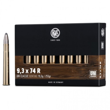 Šoviniai RWS kal. 9,3x74R 19,0g/293gr UNI Classic 2119277