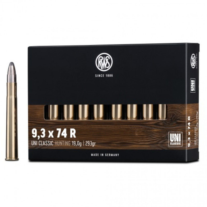 Šoviniai RWS kal. 9,3x74R 19,0g/293gr UNI Classic 2119277