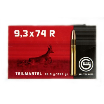 Šoviniai Geco 9.3x74R TM 16,5 g.
