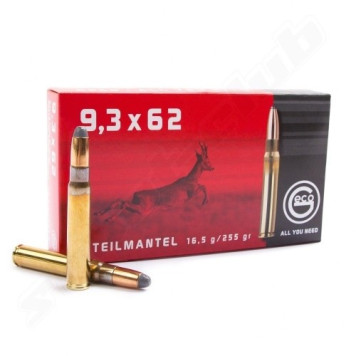 Šoviniai Geco 9,3x62 Teilmantel 16,5g/ 255 gr.
