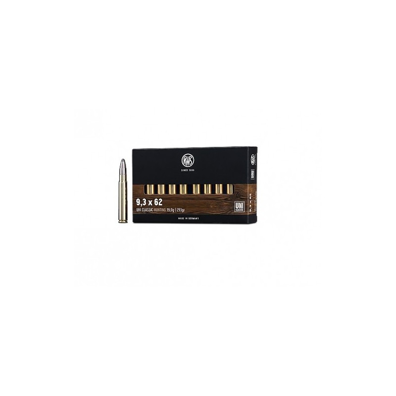 Šoviniai RWS kal. 9.3x62 UNI Classic 19,0 g/293gr 2119242