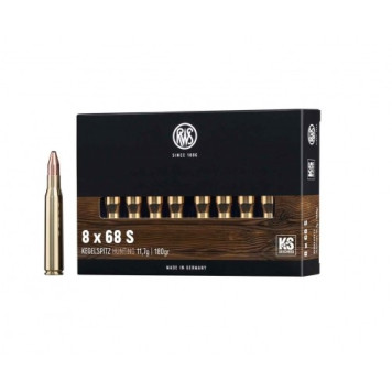 Šoviniai RWS kal. 8x68 S 11,7g./180gr KS 2118149