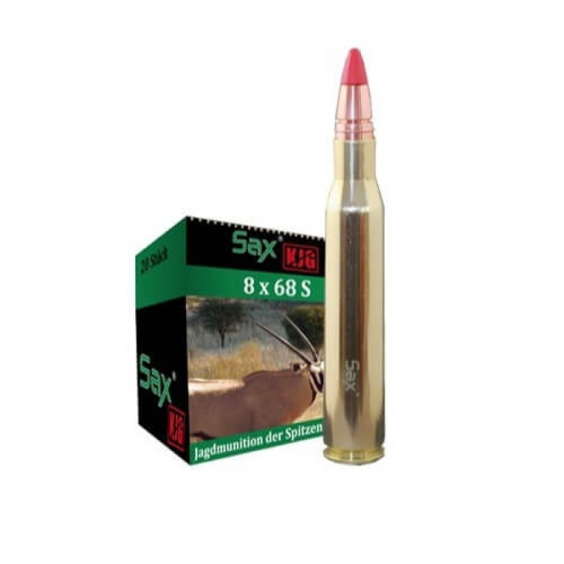 Šoviniai Sax kal.8x68S KJG-SR 8,20g/126,5gr.