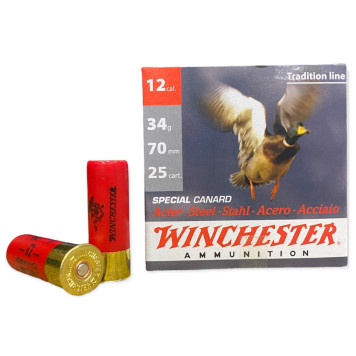 WINCHESTER STEEL HP CANARD, 12-70, 16mm, 34g, CHSPDS12S4