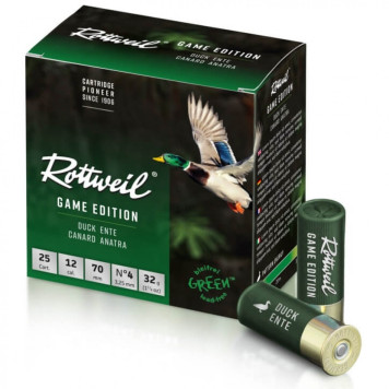 Šoviniai Rottweil Game Edition 12/70 Nr. 4 3.25 mm 32g 2403360