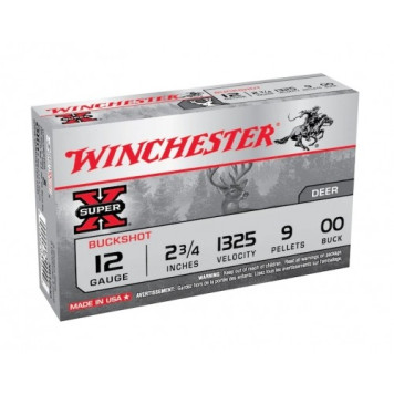 Šoviniai Winchester Buckshot SUPER-X, 12/70, 9x00Buck CXB1200