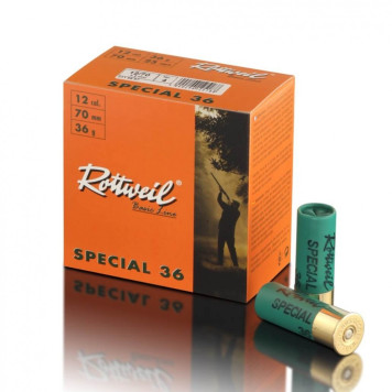 Šoviniai Rottweil 12/70 Special 36 36g Nr.1, 4mm (2316870)