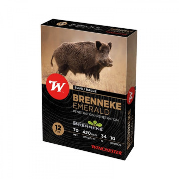 Šoviniai WINCHESTER BRENNEKE EMERALD 12-70, 34g, 12GA CHBKE12