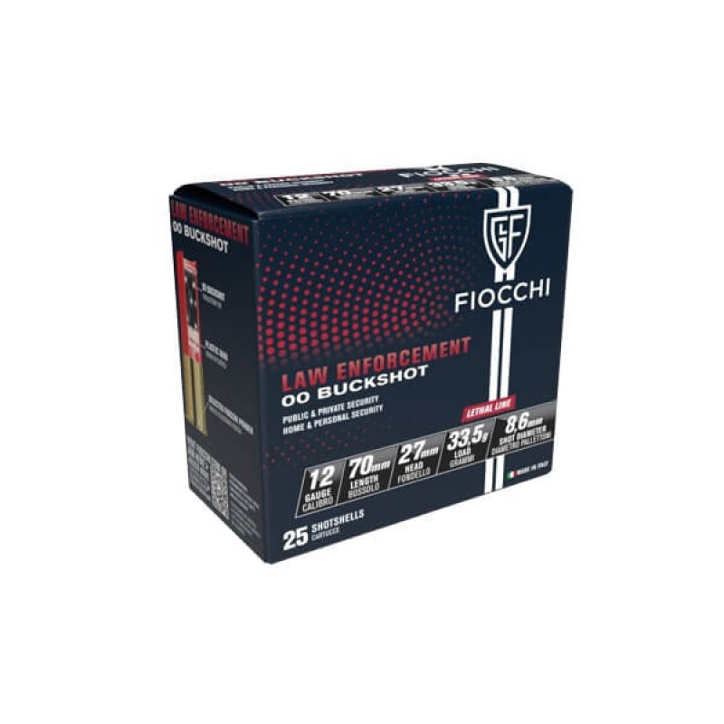 Šoviniai FIOCCHI 00 Buckshot kal. 12/70  8,6mm 33.5g (862115)