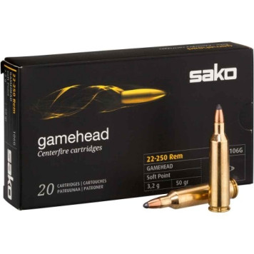 Sako 22-250 SP Gamehead 3,2 g.