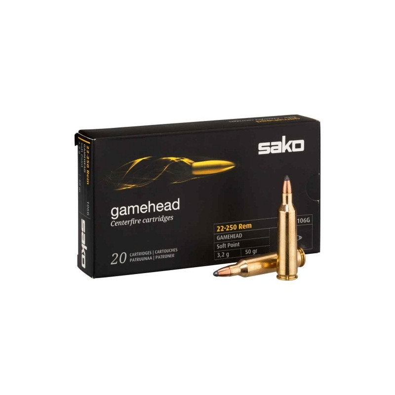 Sako 22-250 SP Gamehead 3,2 g.