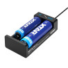 Charger XTAR MC2 Plus 1-2 Li-ion 3,7V 10440-21700 with LED 