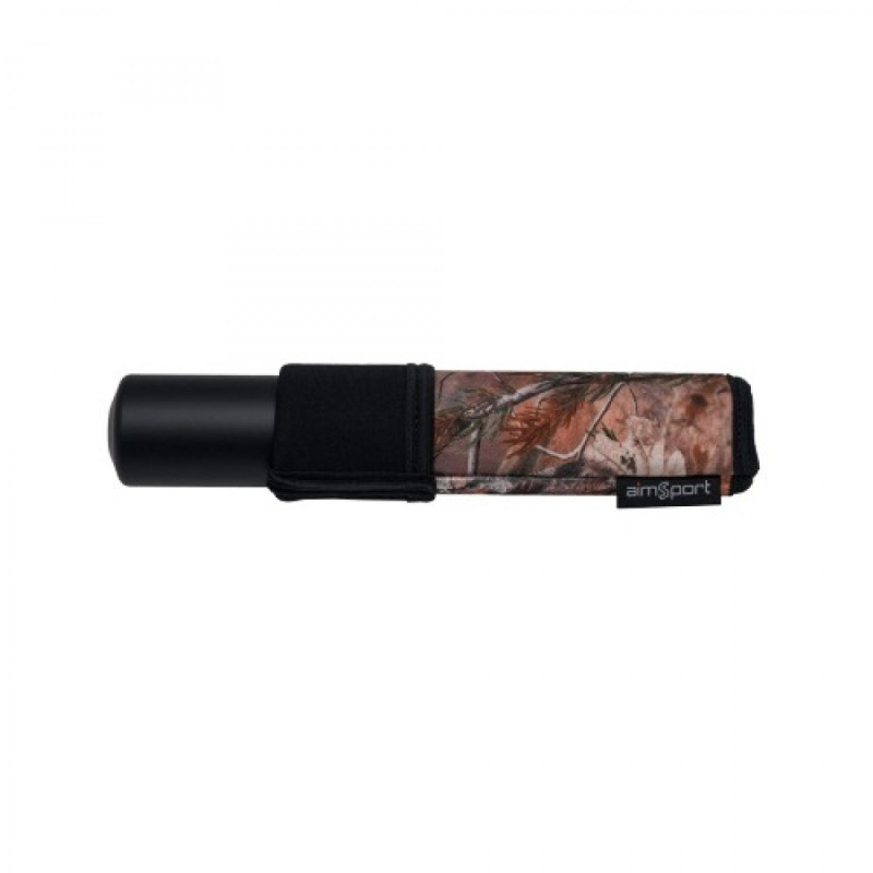 Apsauginis duslintuvo dėklas AimSport T3 155mm, 40-45mm, camo/black (49100-55)
