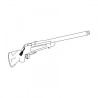 Spynos rankena Winchester XPR-LARGE-BOLT 6151038