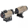 Red Dot Sight Sig Sauer ROMEO-MSR 2 MOA And Juliet3-Micro 3x22mm Magnifer (SORJ72011)