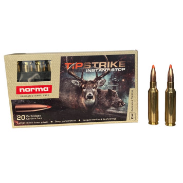 Šoviniai Norma kal. 6,5 Creedmoor Tipstrike 9,1g/140gr