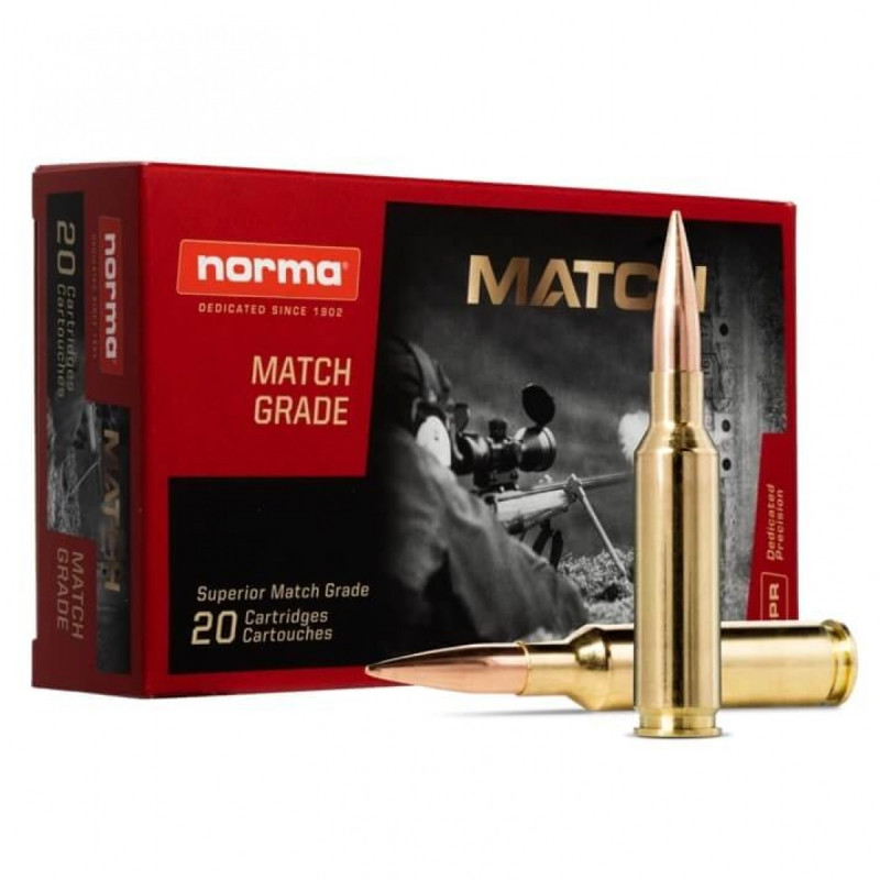 Šoviniai NORMA kal. 6.5 Creedmoor 8.4g/130gr HPBT 10166312