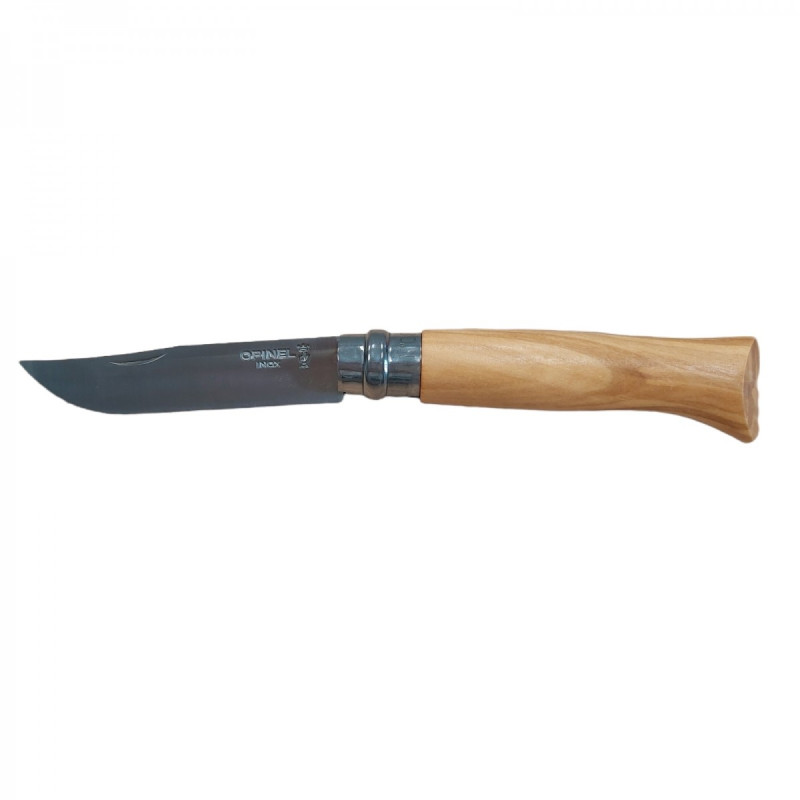 Nerūdijančio plieno Peilis OPINEL N08 OLIVE 1002020