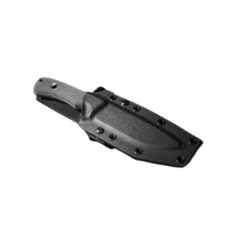 Peilis TRC South Pole Elmax Satin (black canvas micarta) Kydex