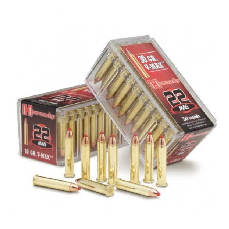 Šoviniai HORNADY Kal. 22 Mag WMR 30g. V-MAX (83202)