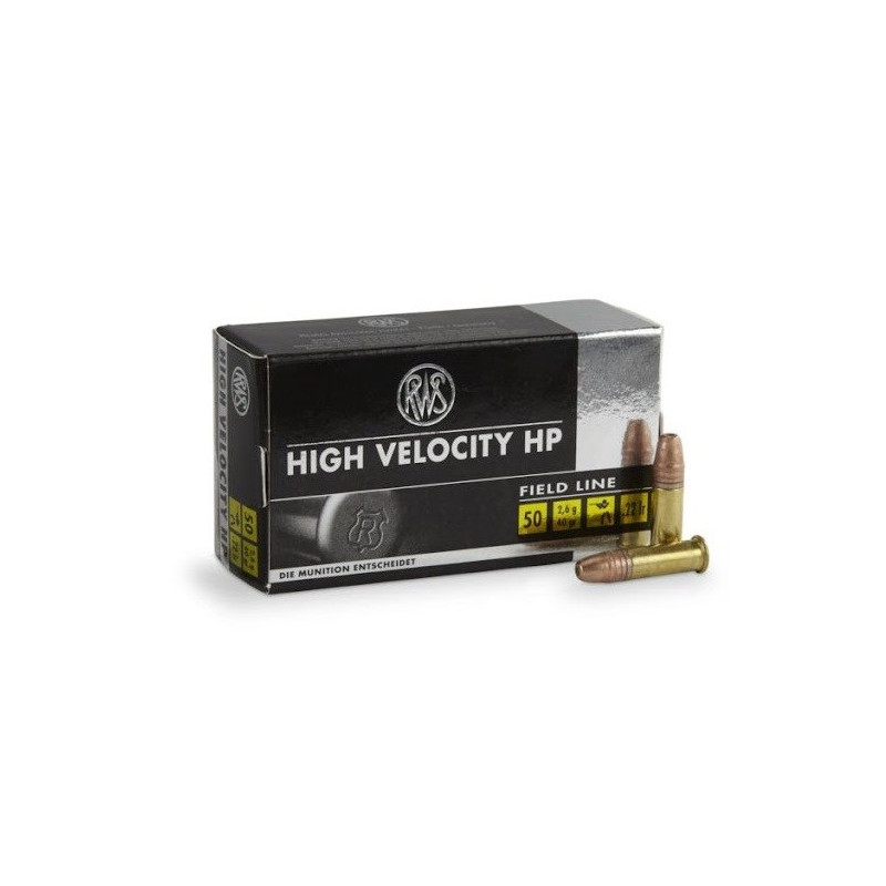Šoviniai RWS 22 LR High Velocity 2,6g./ 40 gr.