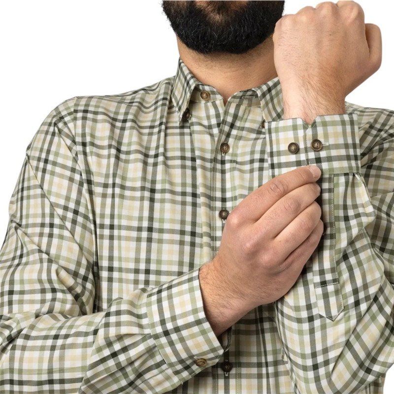 Shirt HARKILA Milford  (Beech green check)